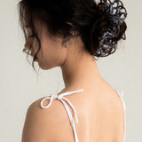 Raffia Palm Scrunchie in Sea Salt