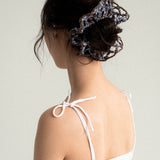 Raffia Palm Scrunchie in Sea Salt