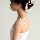 Frills Scrunchie in Flamenco Red