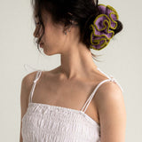 Crochet Scrunchie in Taro Pistachio