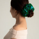 Crochet Scrunchie in Chuka Wakame