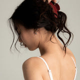 Polka Dot Hair Claw in Cherry Pop
