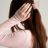 Bedazzled Butterfly Hair Claw in Blossom Pink