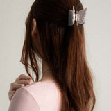 Bedazzled Butterfly Hair Claw in Soft Charcoal