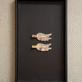 Winged Hair Clip in Afterglow