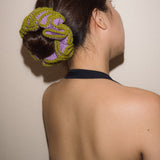 Crochet Scrunchie in Taro Pistachio