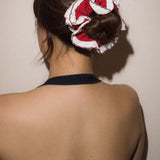 Frills Scrunchie in Flamenco Red