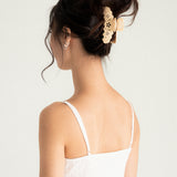 Andrina Claw in Lemon Cream