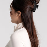 Gloss'd Hair Claw in Obsidian Black