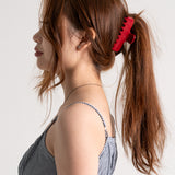 Gloss'd Hair Claw in Cherry Wine