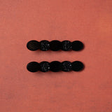 Rose Hair Clip in Ink Bloom