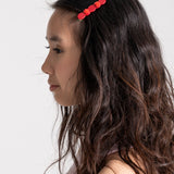 Rose Hair Clip in Berry Bloom