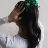 Crochet Scrunchie in Chuka Wakame