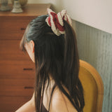 Frills Scrunchie in Flamenco Red