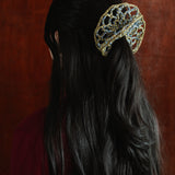 Raffia Palm Scrunchie in Garden Fairy